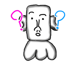 Annoying guy seems squid. sticker #12714564