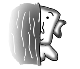 Annoying guy seems squid. sticker #12714577