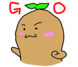 Sweet potato brother sticker #12714630