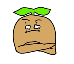 Sweet potato brother sticker #12714649