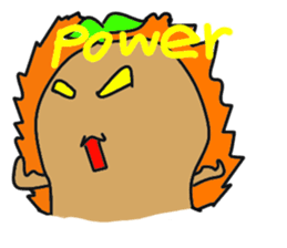 Sweet potato brother sticker #12714652