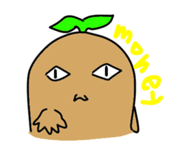 Sweet potato brother sticker #12714659