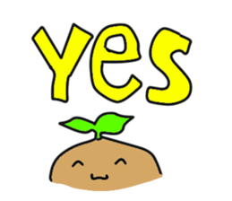 Sweet potato brother sticker #12714666