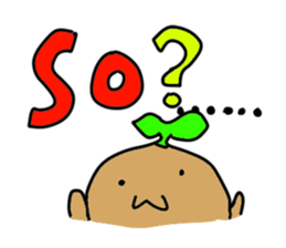 Sweet potato brother sticker #12714669