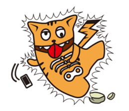 Big mouth Ethan Cat sticker #12714830