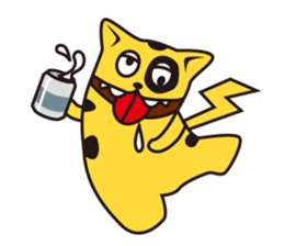 Big mouth Ethan Cat sticker #12714831