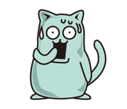 Big mouth Ethan Cat sticker #12714840