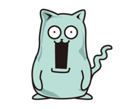 Big mouth Ethan Cat sticker #12714841