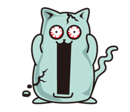 Big mouth Ethan Cat sticker #12714842