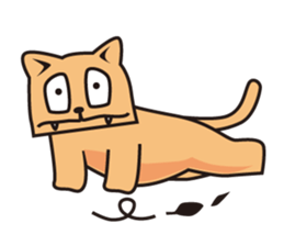 Big mouth Ethan Cat sticker #12714848