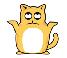 Big mouth Ethan Cat sticker #12714850