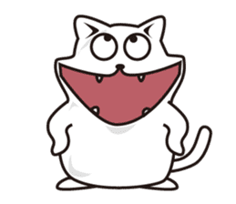 Big mouth Ethan Cat sticker #12714853