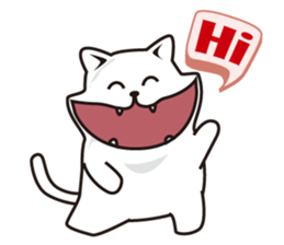 Big mouth Ethan Cat sticker #12714854