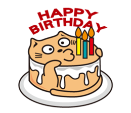 Big mouth Ethan Cat sticker #12714867