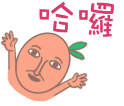 Mr. orange daily languages sticker #12715406