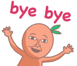 Mr. orange daily languages sticker #12715409