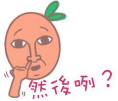 Mr. orange daily languages sticker #12715420