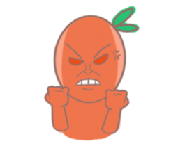 Mr. orange daily languages sticker #12715421