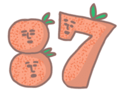 Mr. orange daily languages sticker #12715422