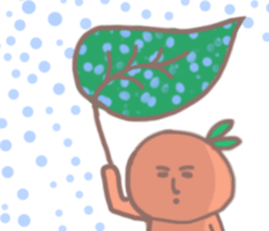 Mr. orange daily languages sticker #12715425