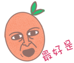 Mr. orange daily languages sticker #12715434