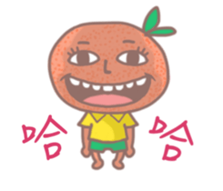 Mr. orange daily languages sticker #12715441