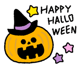 Halloween and carefree friends sticker #12715566
