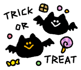 Halloween and carefree friends sticker #12715568