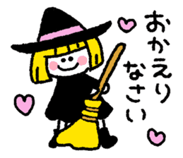 Halloween and carefree friends sticker #12715574