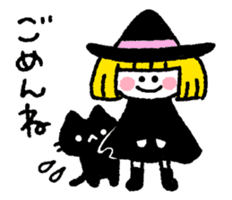 Halloween and carefree friends sticker #12715582
