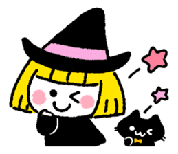 Halloween and carefree friends sticker #12715599