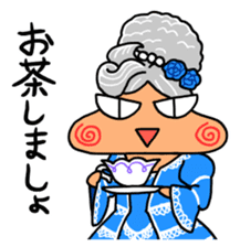 Plump Fukuyoka and cat and tortoise sticker #12715628