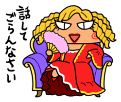 Plump Fukuyoka and cat and tortoise sticker #12715630