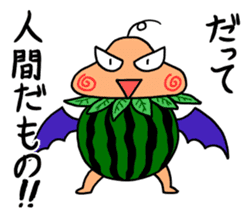 Plump Fukuyoka and cat and tortoise sticker #12715636