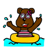 Bear Lucky sticker #12715797