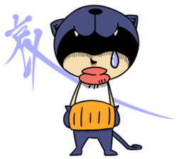 old man of the costume cat and egg sticker #12716185