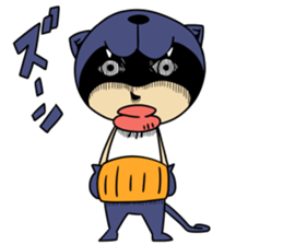 old man of the costume cat and egg sticker #12716186