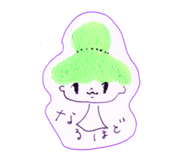 Girl's conversation sticker #12716502