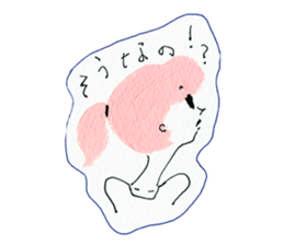 Girl's conversation sticker #12716503