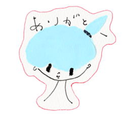 Girl's conversation sticker #12716506