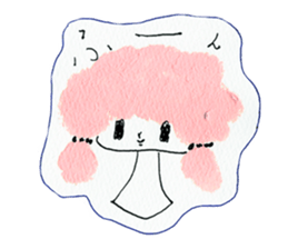 Girl's conversation sticker #12716508