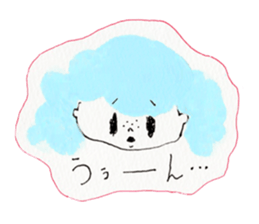 Girl's conversation sticker #12716516