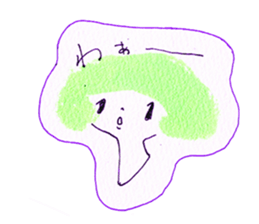 Girl's conversation sticker #12716522