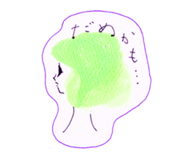 Girl's conversation sticker #12716527