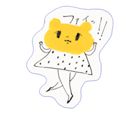Girl's conversation sticker #12716530