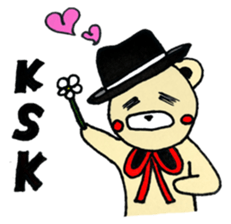 hattokuma chan sticker #12716643
