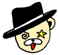 hattokuma chan sticker #12716659