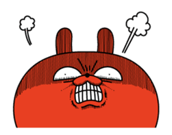 Rabbit expression is too rich(Anime3) sticker #12716870
