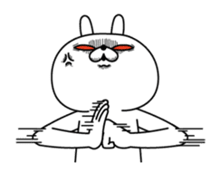 Rabbit expression is too rich(Anime3) sticker #12716872