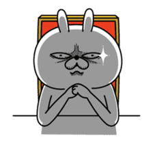 Rabbit expression is too rich(Anime3) sticker #12716884